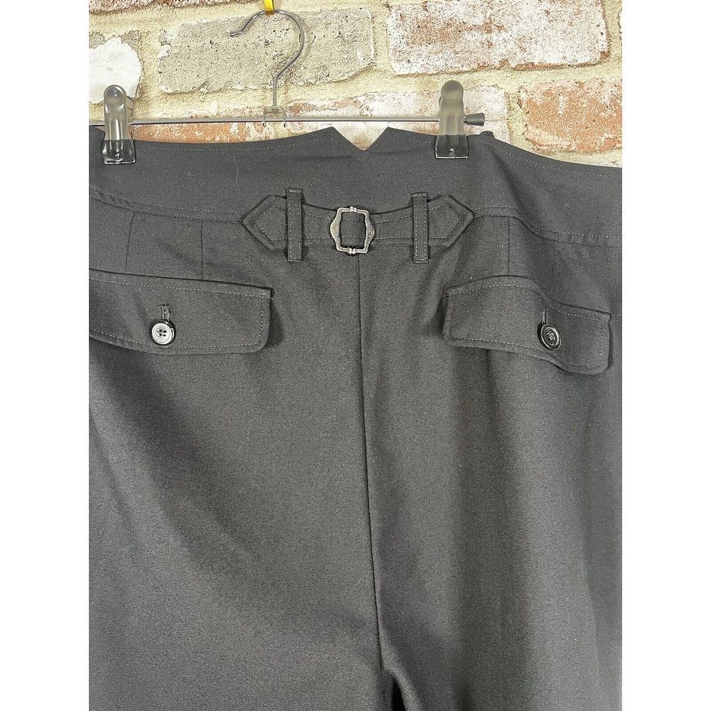 Lane Bryant Women's #1026‎ Career Formal Adjustable Waist Black Pants 6 - Picture 4 of 5